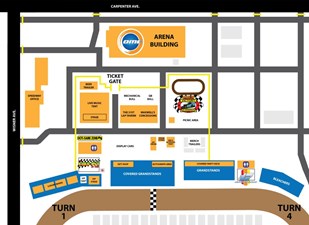 Eastern States Weekend 2018 Map